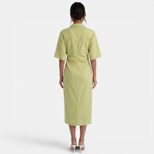 Elegant Shirt Midi Dress