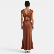 Long V-neck Guest Dress