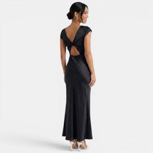 Long V-neck Guest Dress
