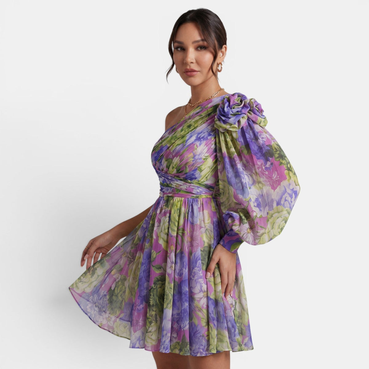 Women's Floral Summer Short Dress