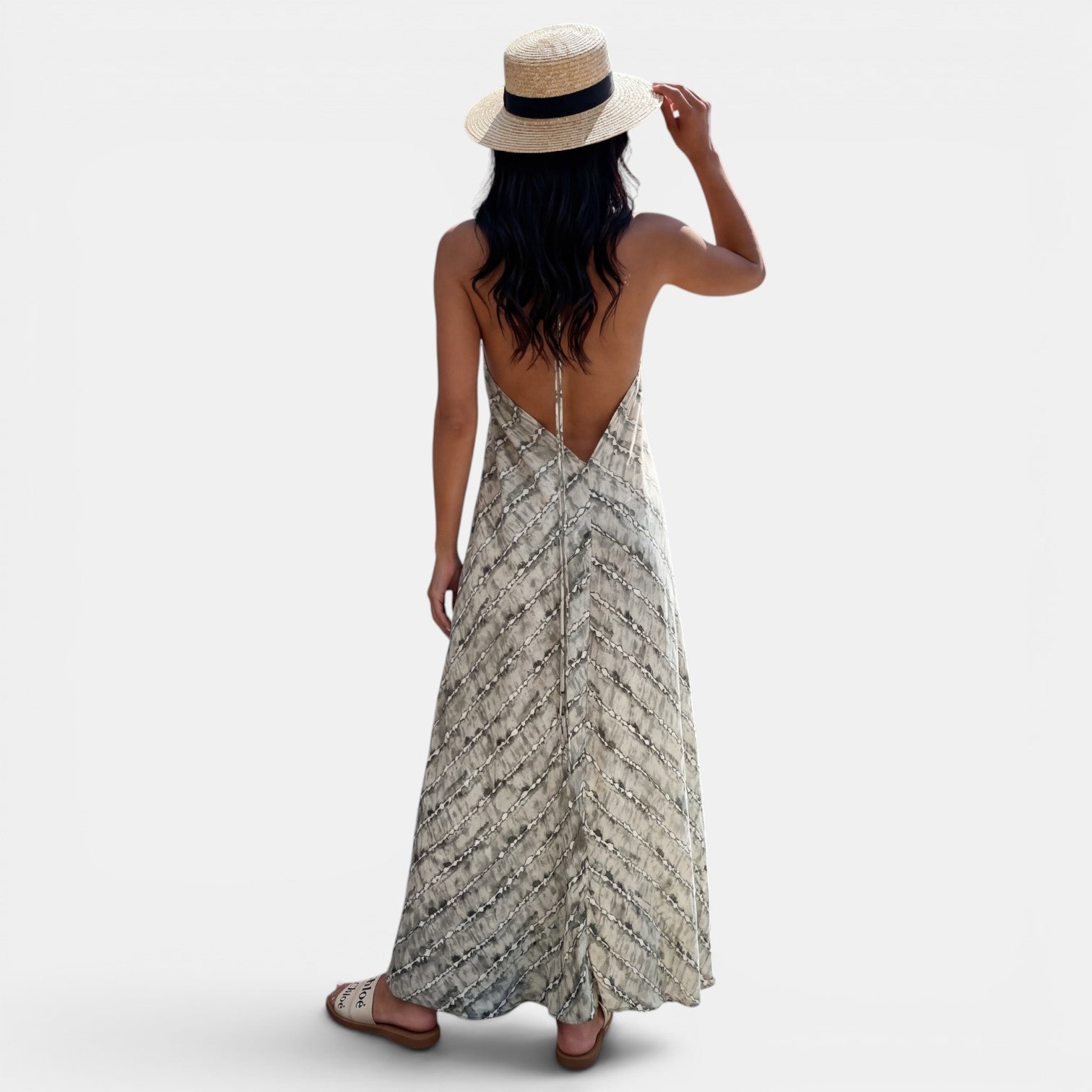 Women's Boho Long Strap Dress