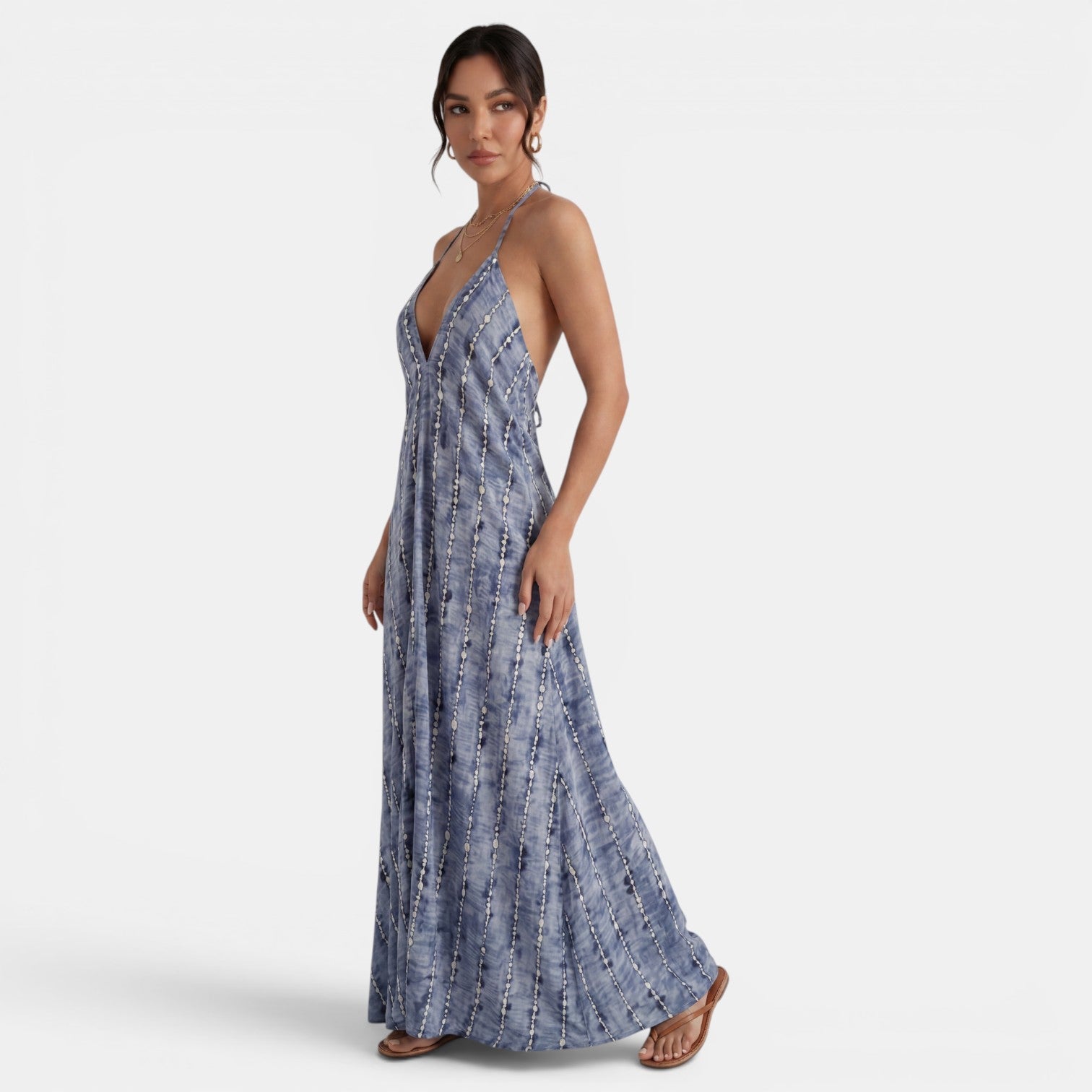 Women's Boho Long Strap Dress
