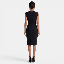 Women's Elegant Draped Midi Dress