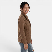 Women's Casual Mid-Season Jacket with Zipper