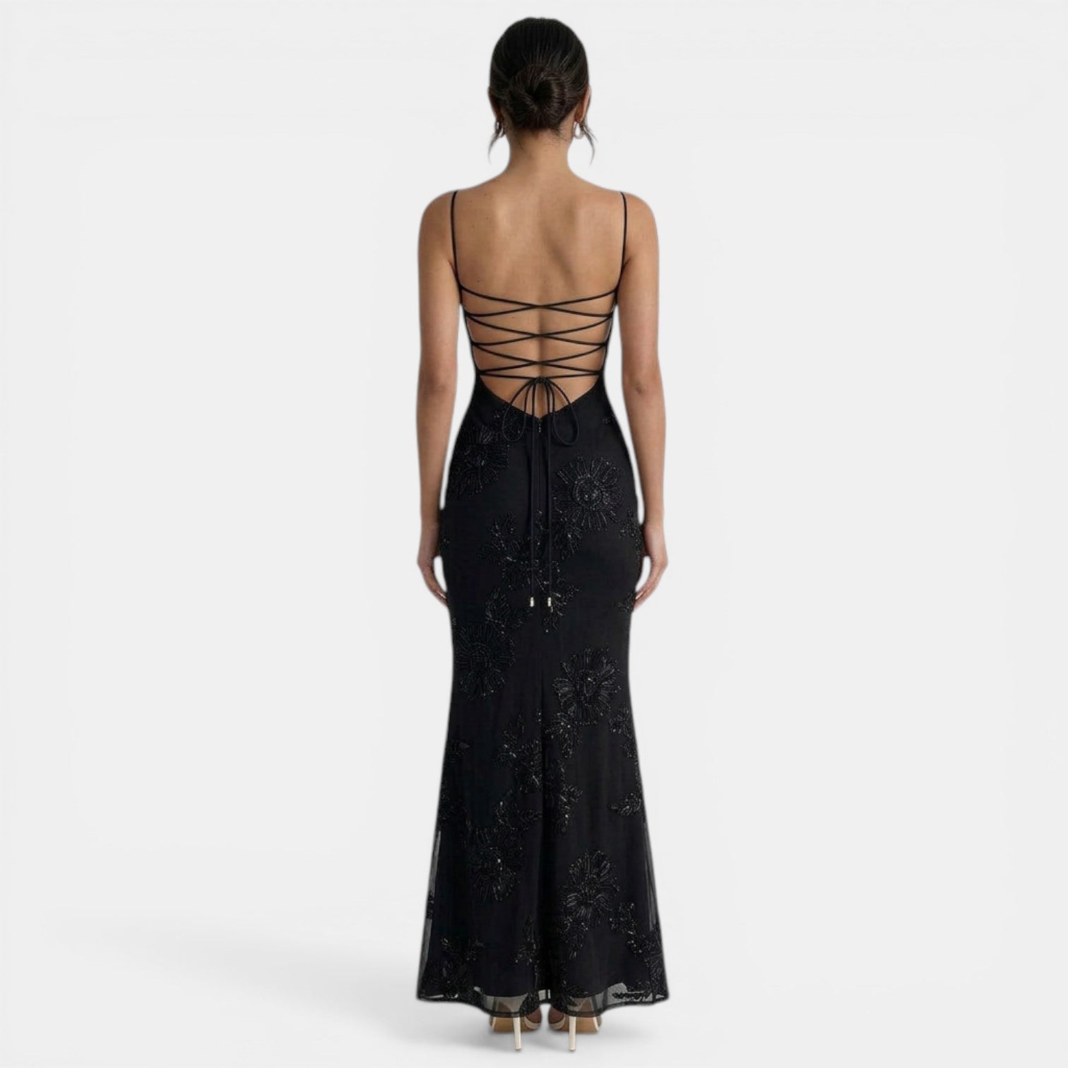 Floral Bodycon Maxi Dress