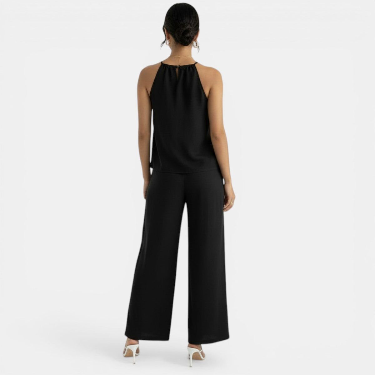 Women's Linen Halter Set