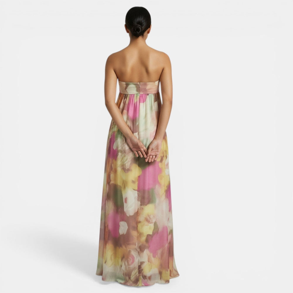 Women's Printed Pink Dress