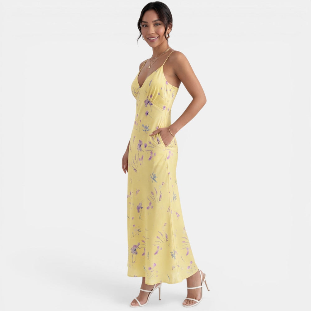 Elegant Yellow Dress for Women