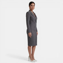 Elegant Women's Midi Blazer Dress