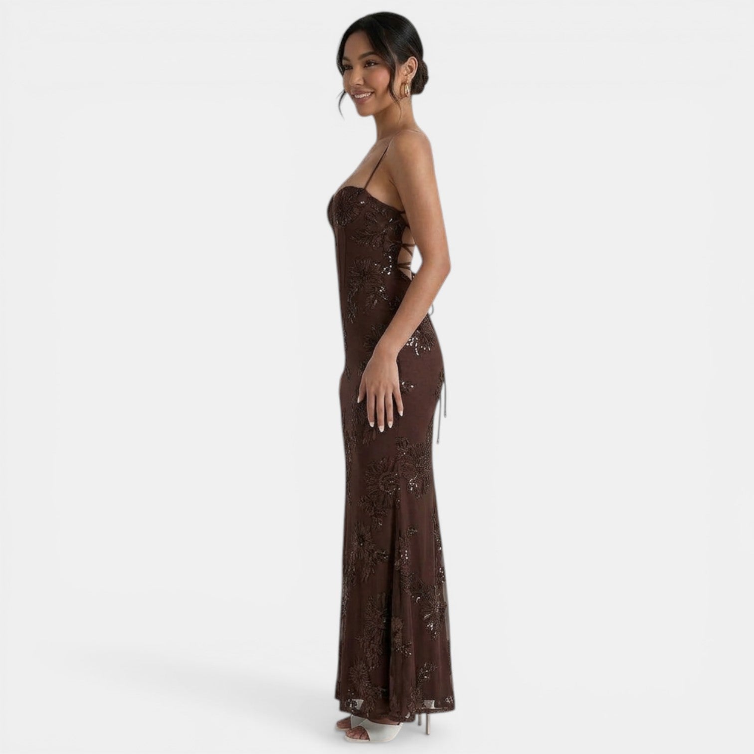 Floral Bodycon Maxi Dress