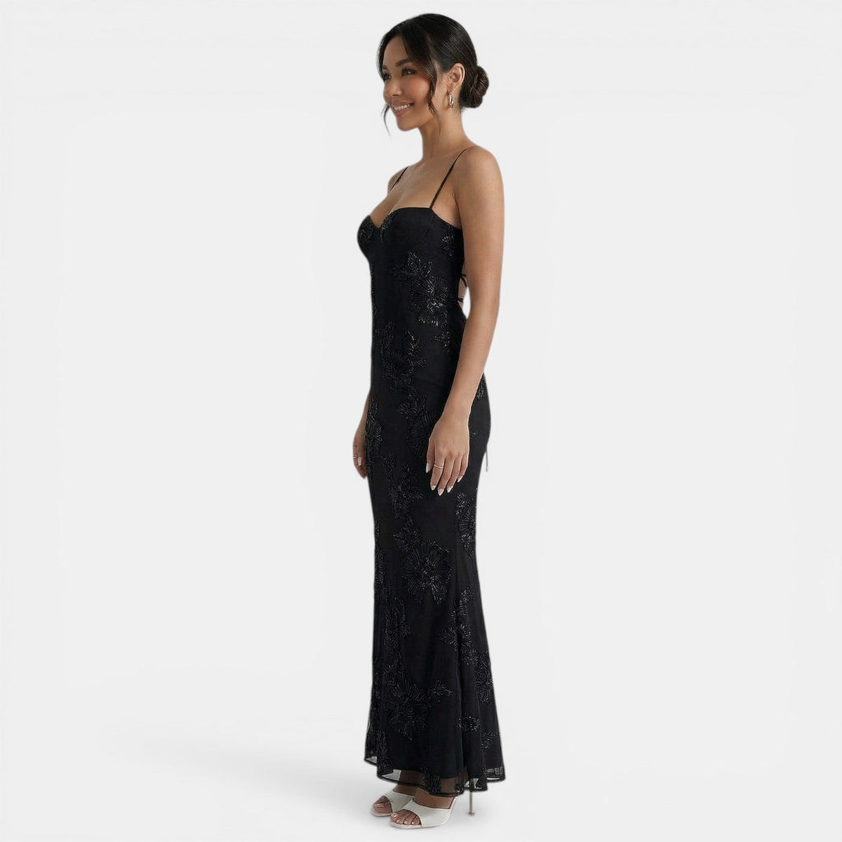 Floral Bodycon Maxi Dress