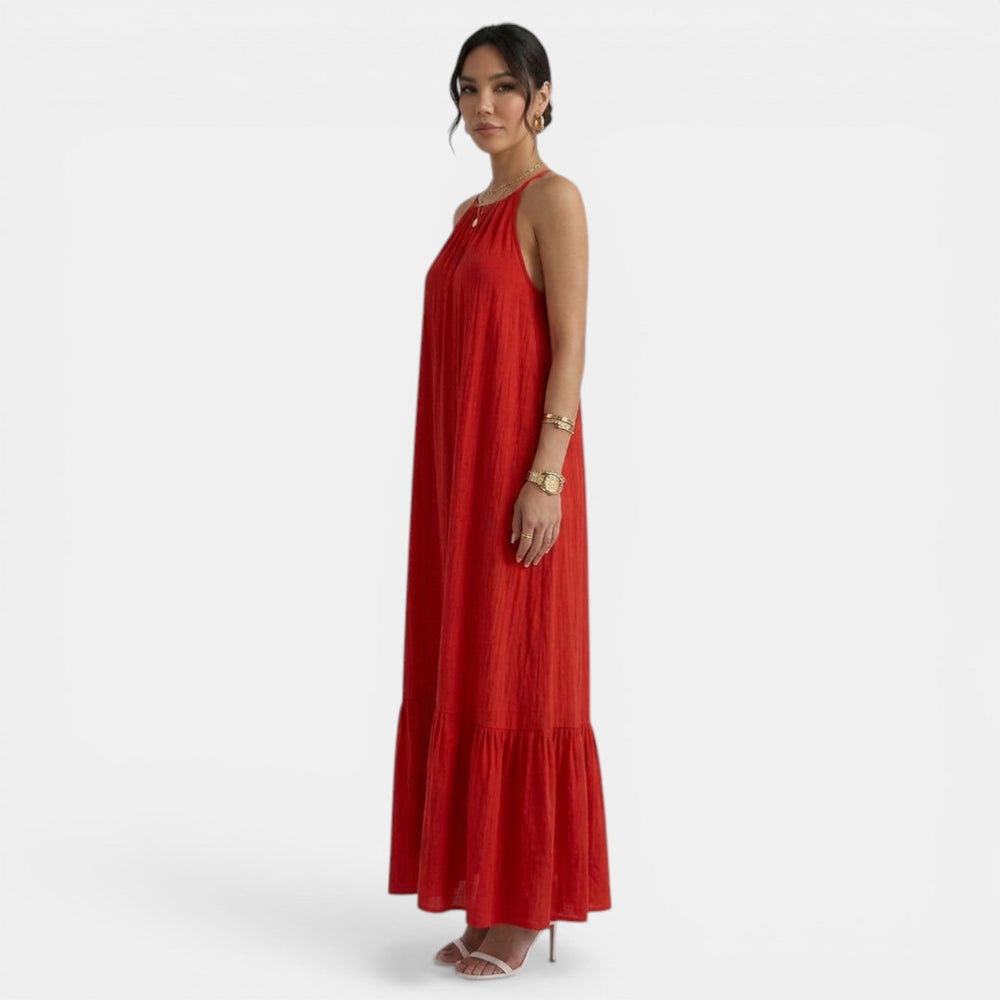 Women's Halter Maxi Beach Dress