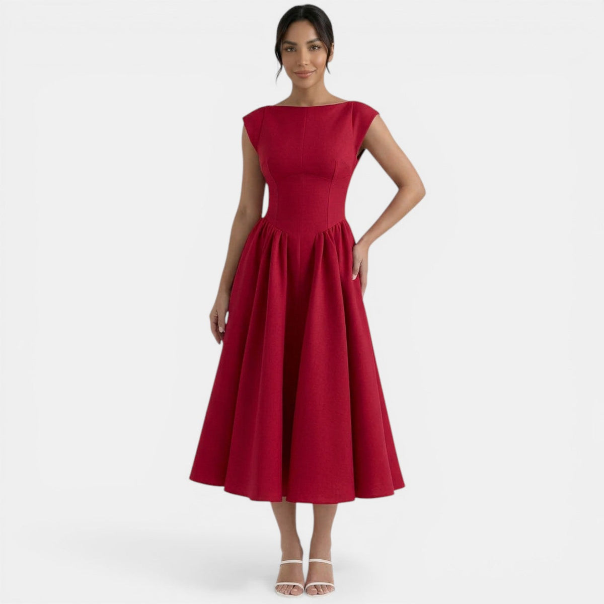 Women's Elegant Midi Dress