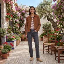 Women's Brown Suede Jacket