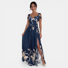 Women's Boho Maxi Dress with Thin Straps
