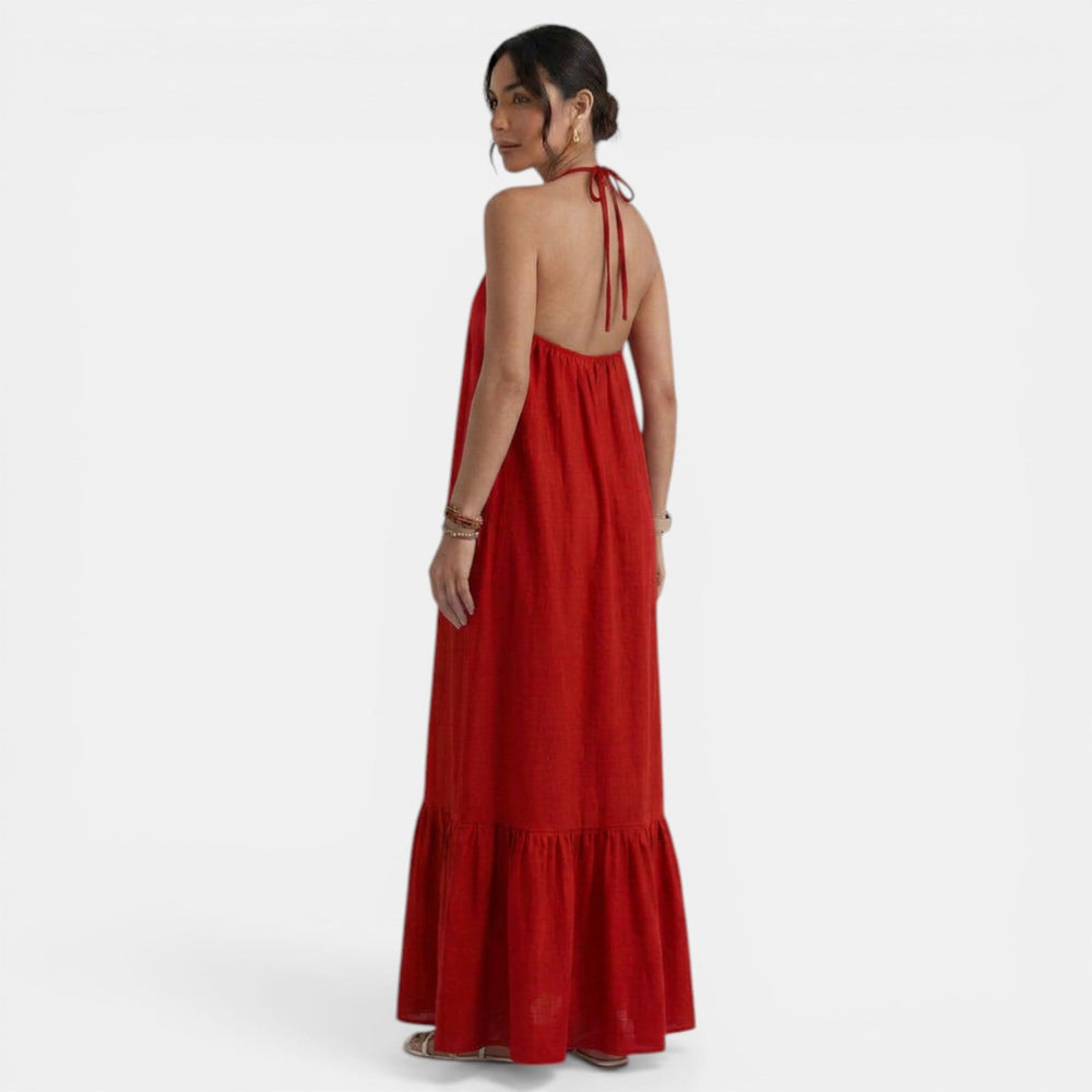 Women's Halter Maxi Beach Dress