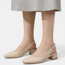 Women's Leather Slingback Heels
