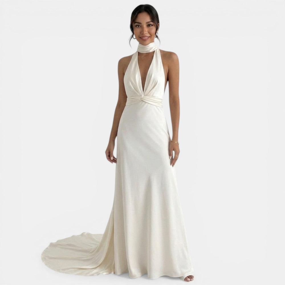 Long Fitted Wedding Dress