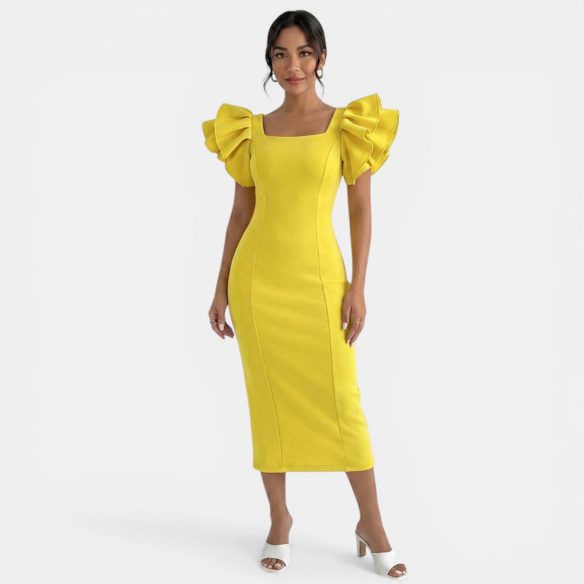 Women's Elegant Midi Dress
