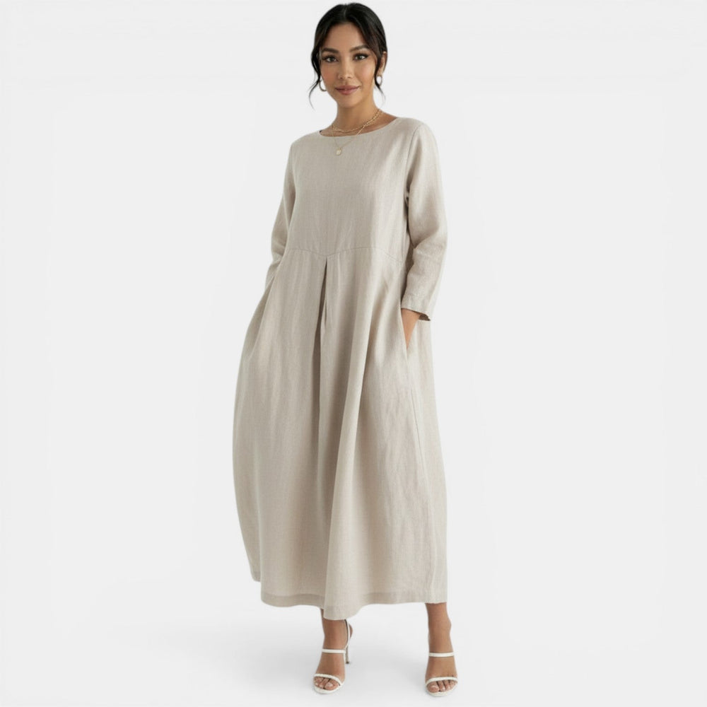 Women's Summer Linen Maxi Dress