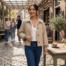 Elegant Women's Beige Jacket