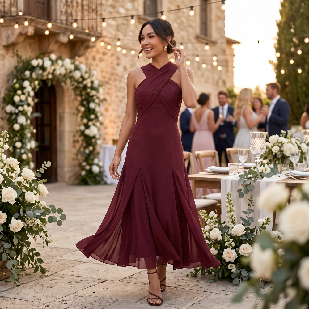 Long Wedding Guest Dress