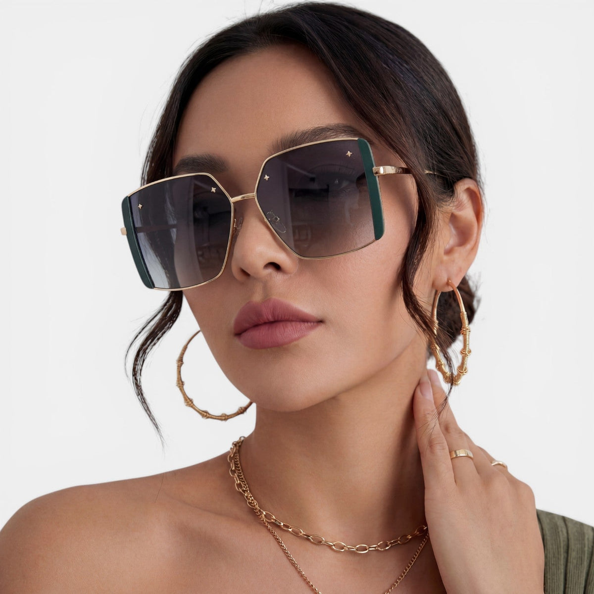 Women's Double Bridge Sunglasses