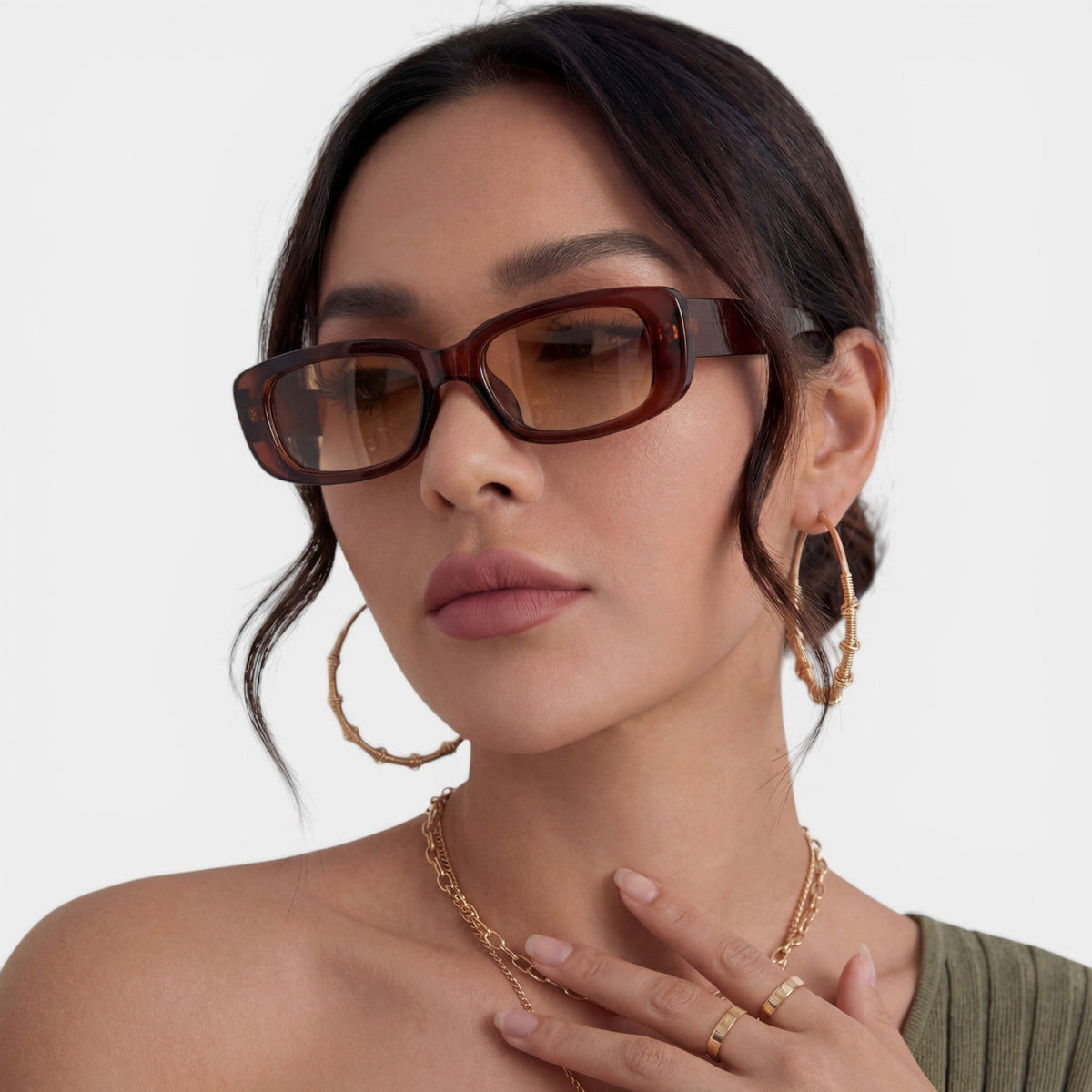 Women's Small Square Sunglasses