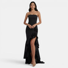 Women's Elegant Asymmetrical Strapless Dress