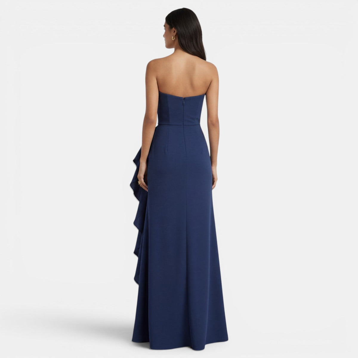 Women's Elegant Asymmetrical Strapless Dress