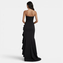 Women's Elegant Asymmetrical Strapless Dress
