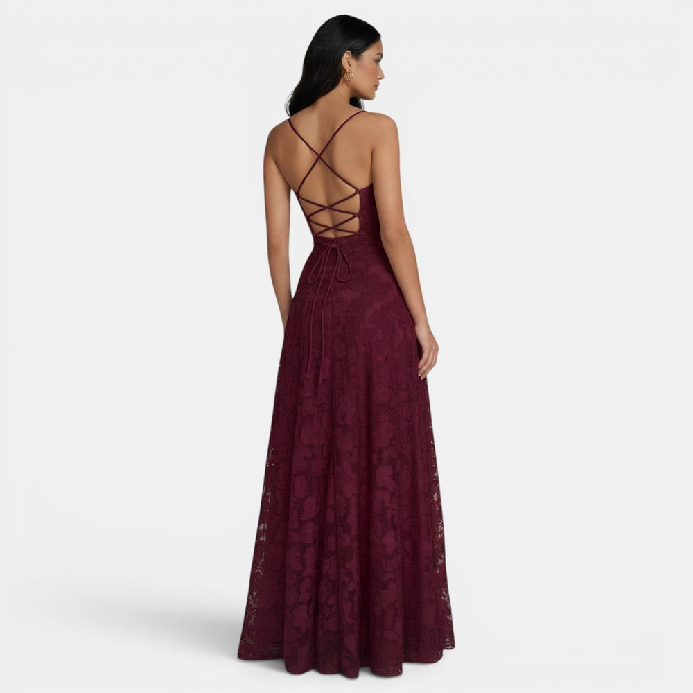 Women's Backless Tied Bodycon Dress
