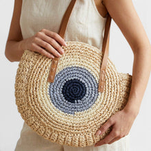 Women's Round Raffia Bag