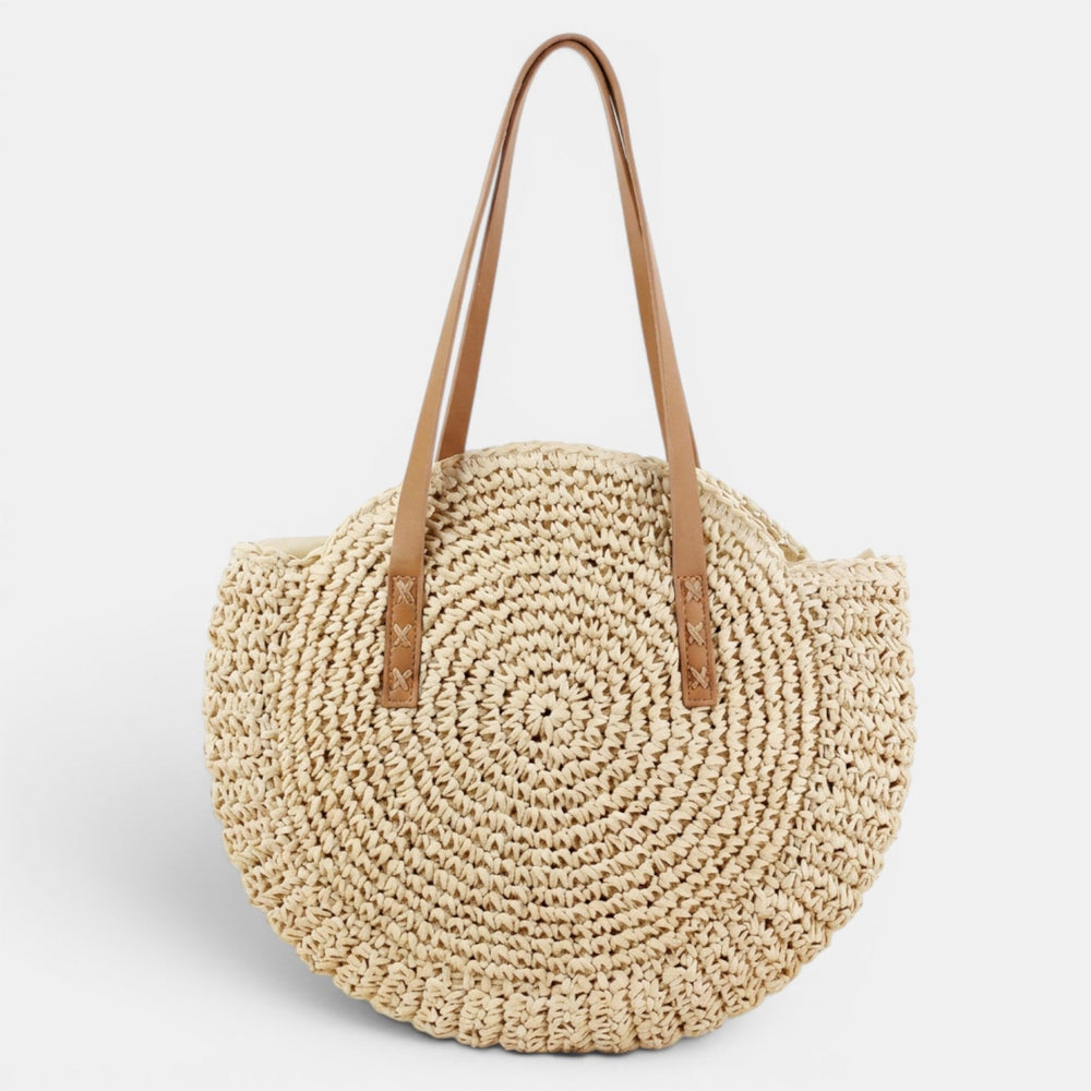 Women's Round Raffia Bag