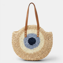 Women's Round Raffia Bag