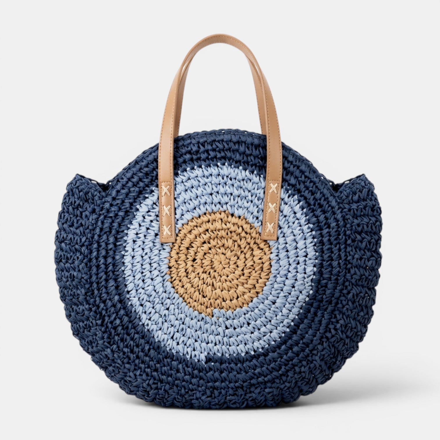Women's Round Raffia Bag