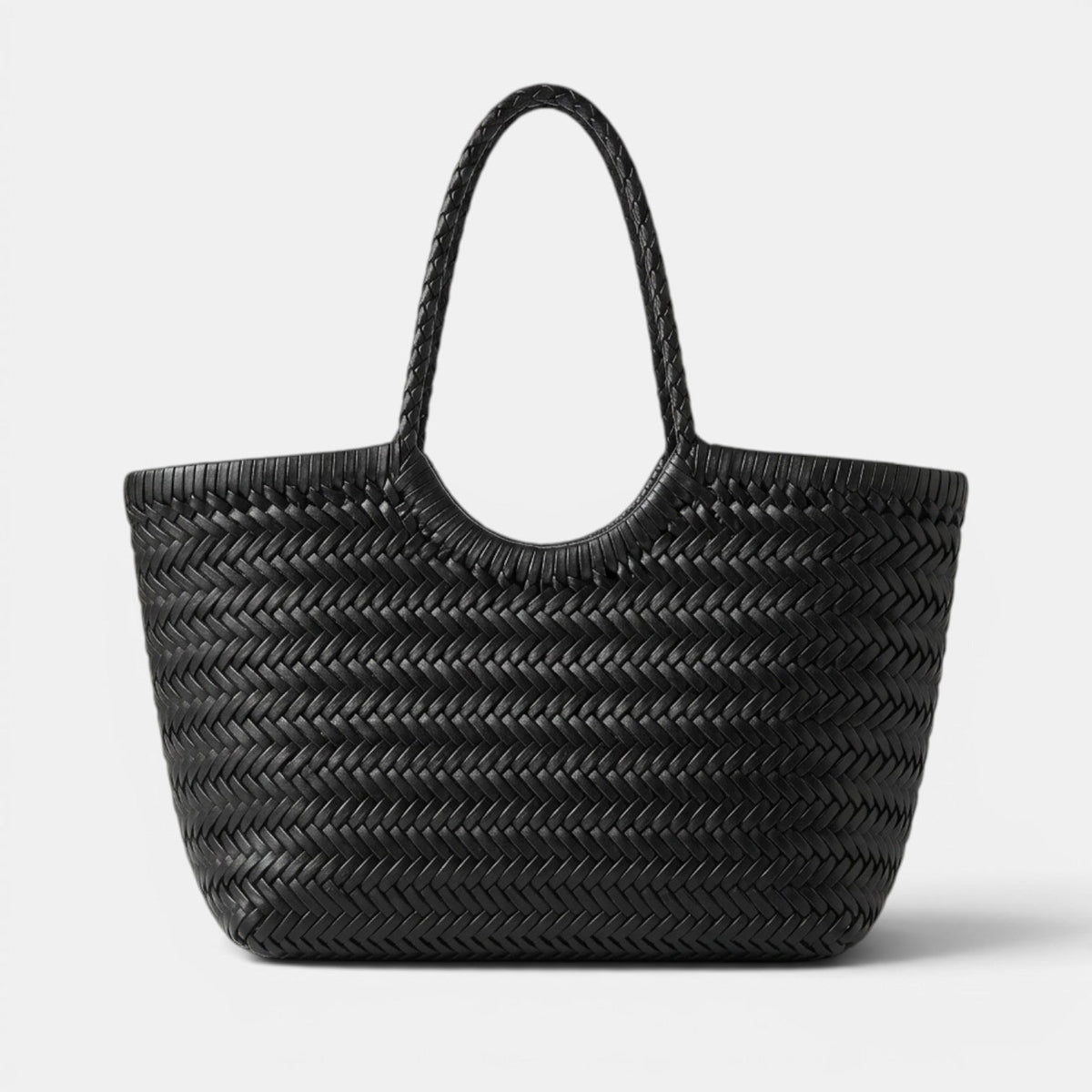 Women's Raffia Shopper Bag