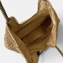 Women's Brown Jute Shopper Bag
