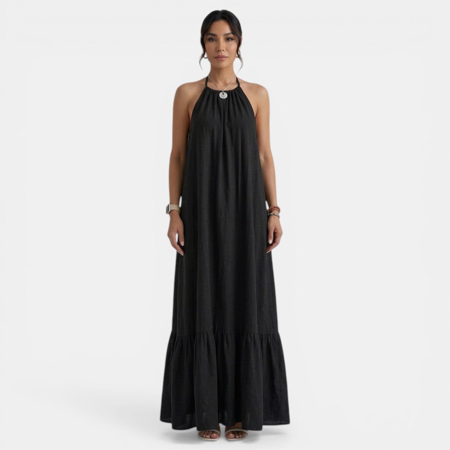 Women's Halter Maxi Beach Dress