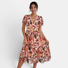 Women's Summer Floral Midi Dress