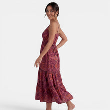 Women's Summer Boho Maxi Dress with Straps