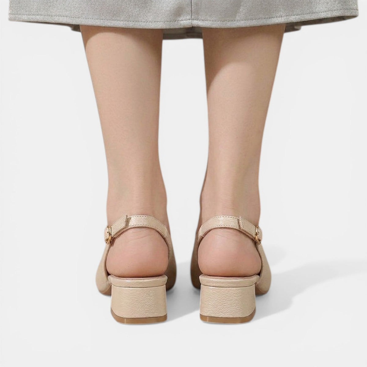 Women's Leather Slingback Heels
