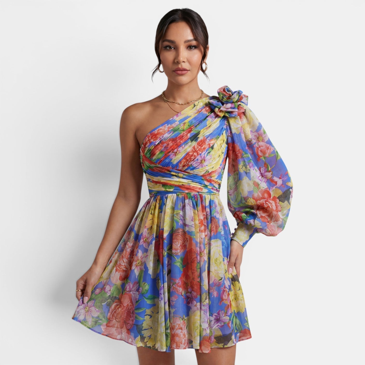 Women's Floral Summer Short Dress