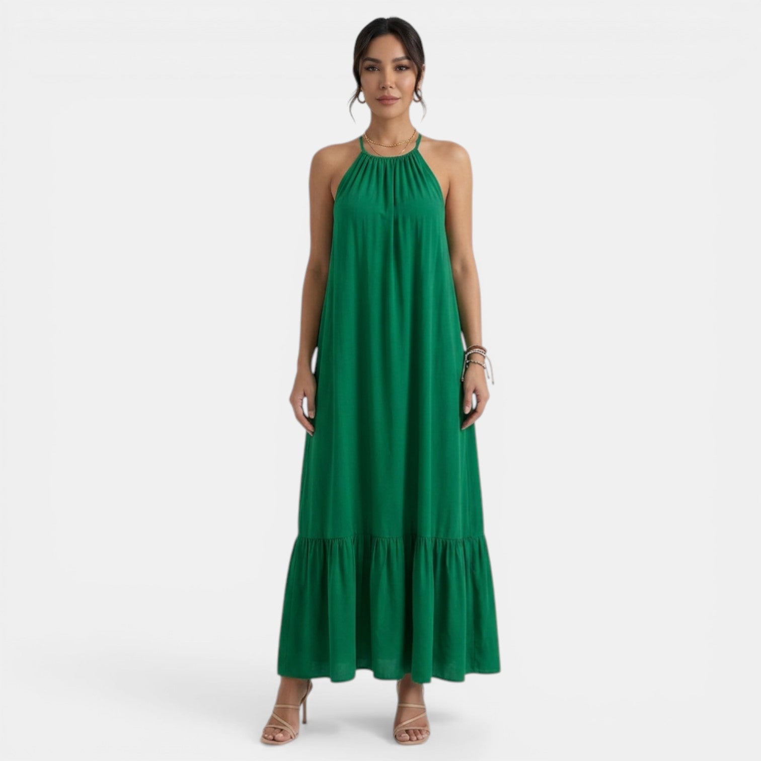 Women's Halter Maxi Beach Dress