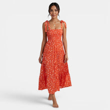Women's Geometric Print Midi Dress