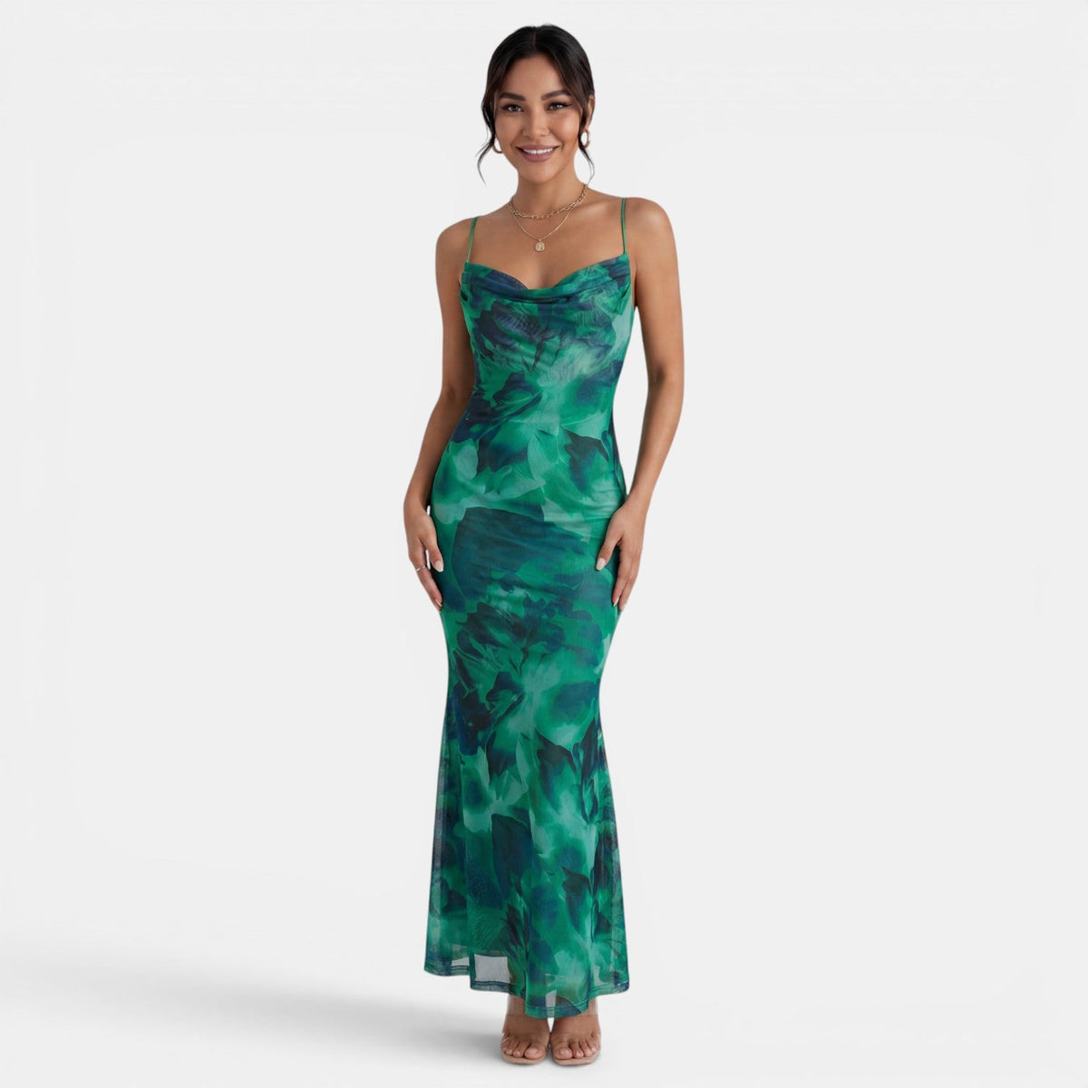Women's Open-Back Summer Maxi Dress