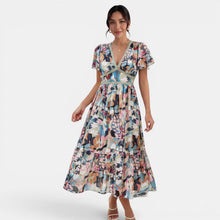 Women's Summer Floral Midi Dress