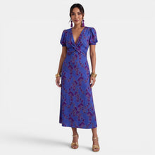 Women's Floral V-Neck Long Summer Dress