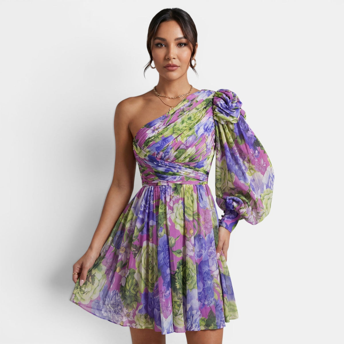 Women's Floral Summer Short Dress