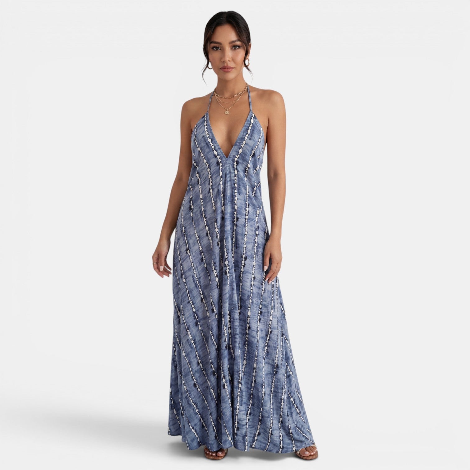 Women's Boho Long Strap Dress